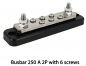 Preview: Victron Busbar 250A 2P with 6 screws +cover