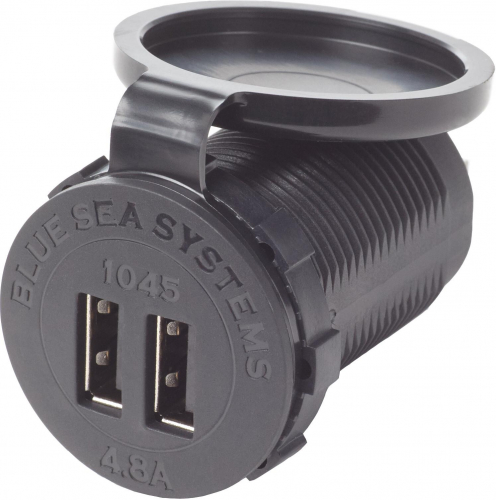 BlueSea - USB Doppelssteckdose mit Kappe