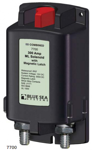 BlueSea Bistabiles Batteriehauptschalterrelais FBR 500