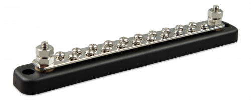 Victron Busbar 150A 2P with 20 screws +cover