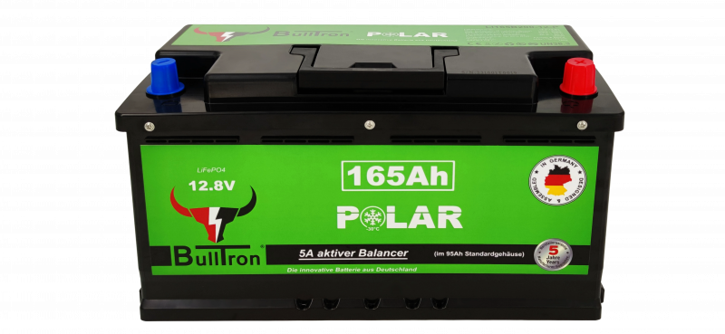 BullTron Lithium Batterie 12,8V 165Ah Smart BMS Polar