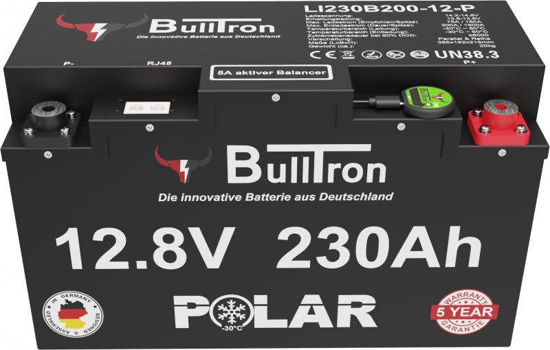 BullTron Lithium Batterie 12,8V 230Ah Smart BMS Polar