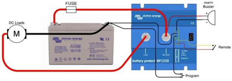 victron energy BatteryProtect 12/24 V Installationsanleitung