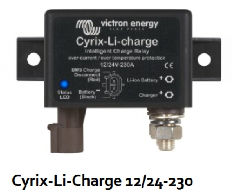 Victron Cyrix-Li-charge 12/24V-230A intelligent charge relay - Ferropilot  (Berlin) GmbH - Ferroberlin