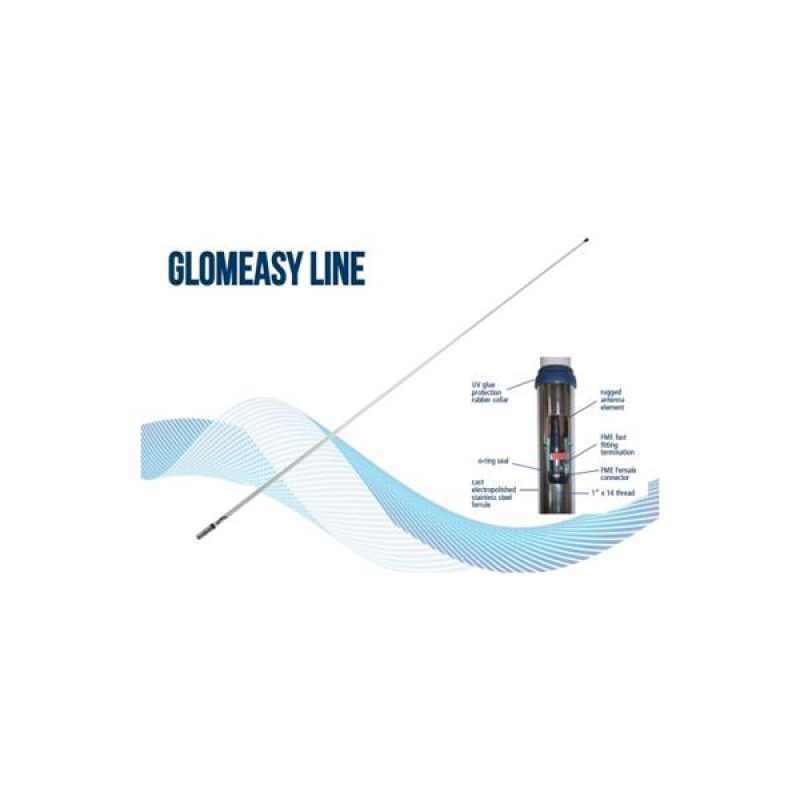 Glomex GlomEasy AM/FM-Radio-Antenne 2,4m RA 1288 FME - Ferropilot