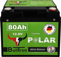 BullTron Lithium Batterie 12,8V 80Ah Smart BMS Polar