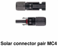 Solar MC4 Stecker + Buchse (Paar) 1er Pack